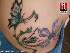 Butterfly Tattoo On Butt
