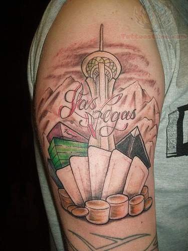 las-vegas-poker-tattoo-on-bicep