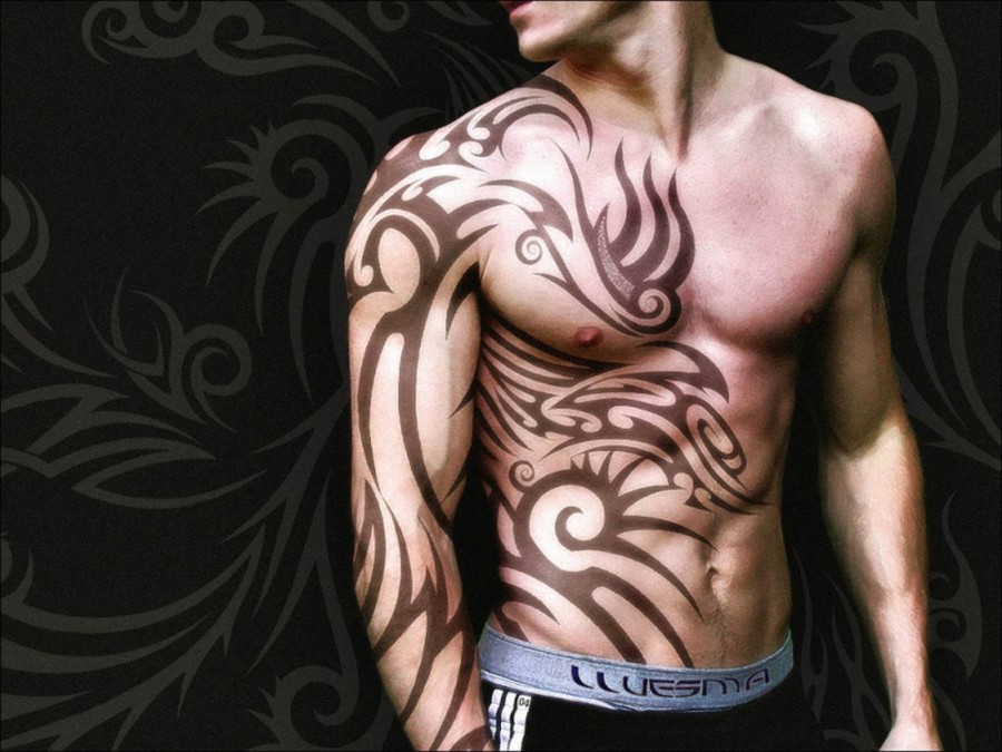 Men Tattoo designs tribal body