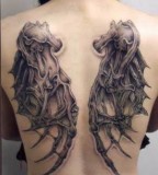 back tattoo designs wings