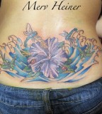 flower designs for tattoos back botom