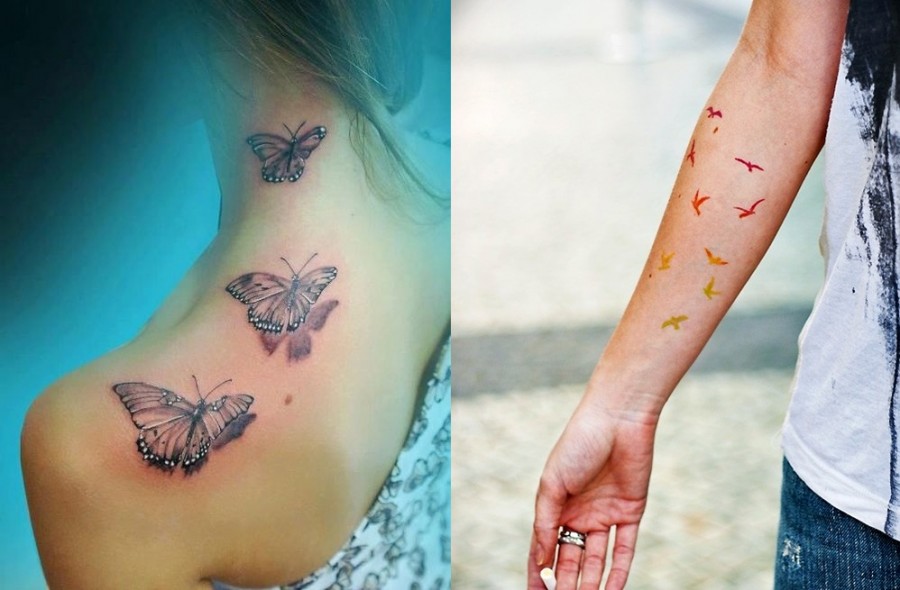 small tattoo designs on top