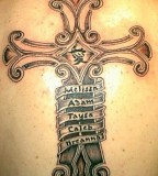 tattoo cross designs back