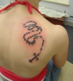 tattoo cross designs rosary