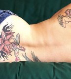 women tattoo designs bottom of the back