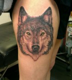 Cool-wolf-tattoo