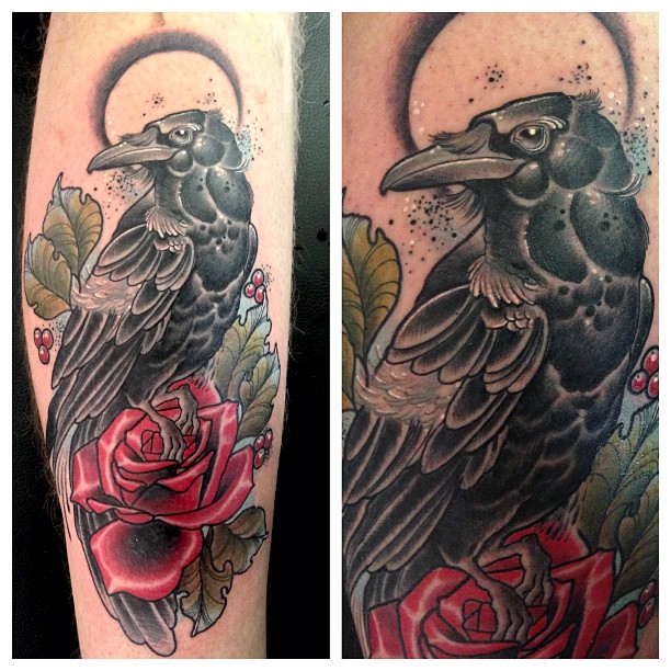 Crow-tattoo