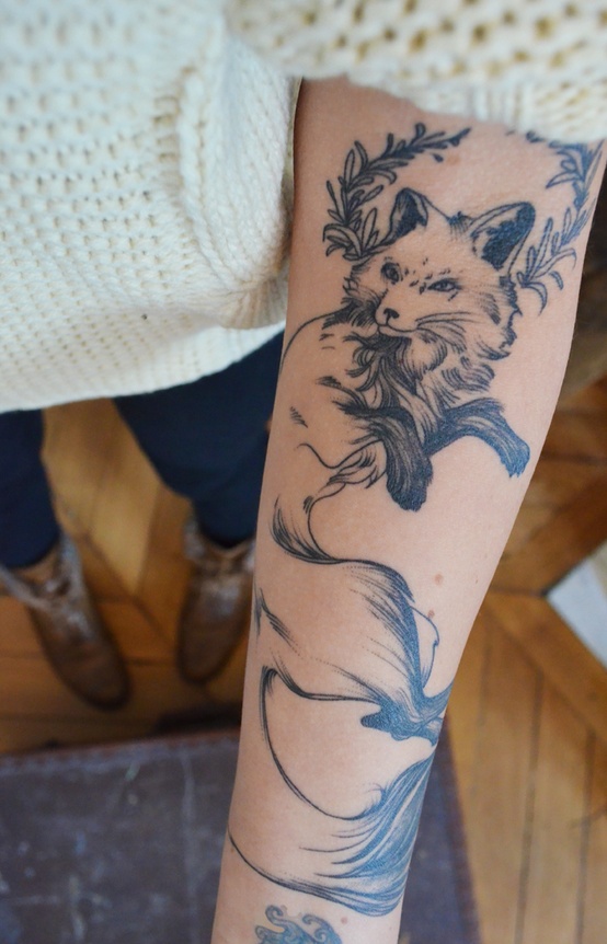 Fox-tattoo