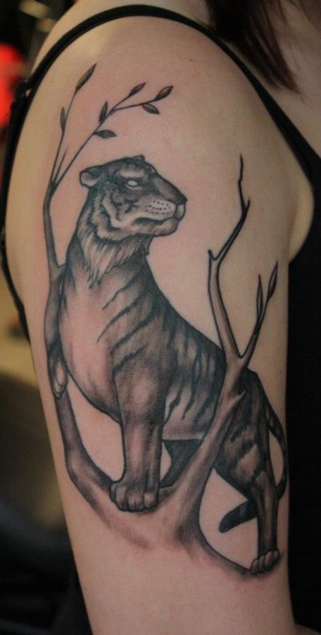 Tiger-sleeve-tattoo