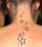 star-tattoo-on-neck