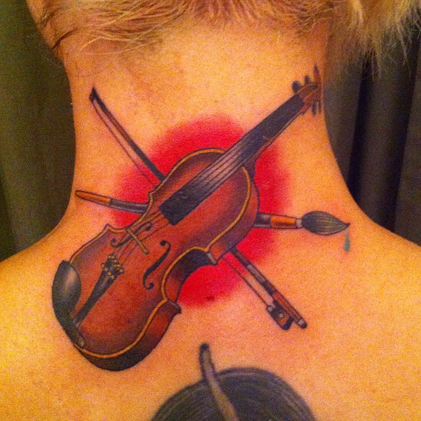 violin-tattoo