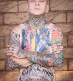 all body tattoo for man sink or swim