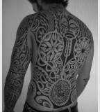 all body tattoo for man tribal black work
