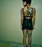 all body tattoo for woman artistic looking girl