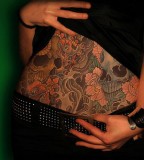 all body tattoo for woman belly
