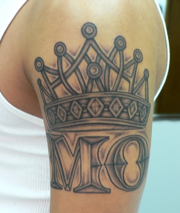 crown tattoo on hand MO