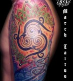 energy tattoo spirals