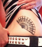 fan tattoo visctorian fan