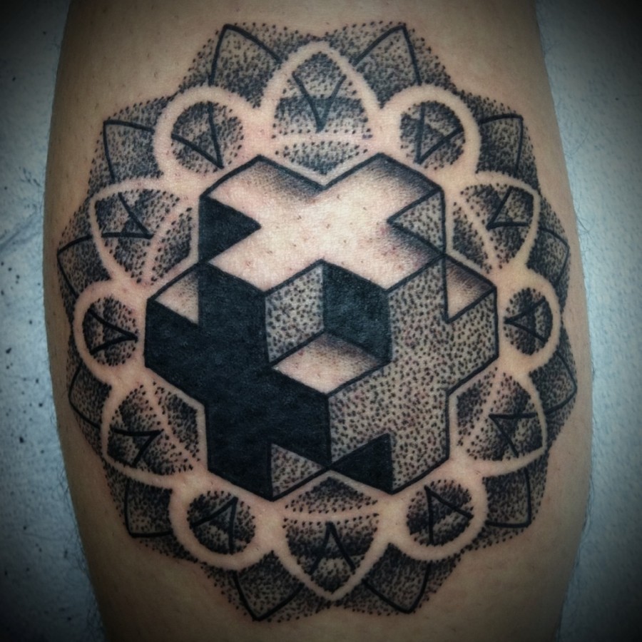 fractal tattoo geometric