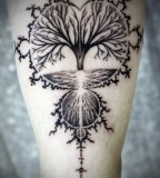 fractal tattoo science and nature