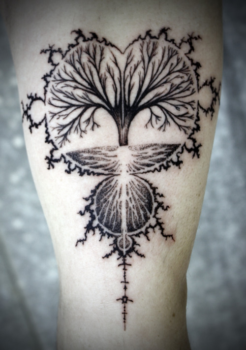 fractal tattoo science and nature