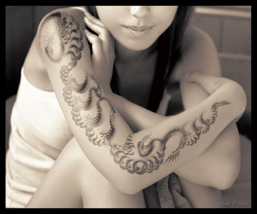 fractal tattoo sleeve