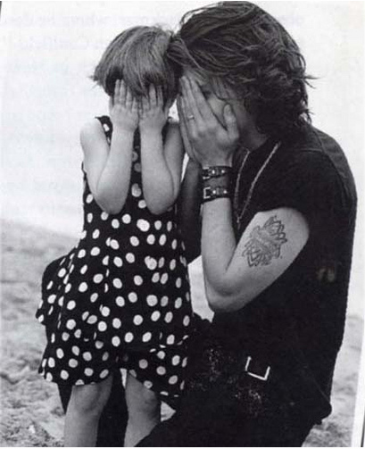 johnny depp tattoo johnny and daughter