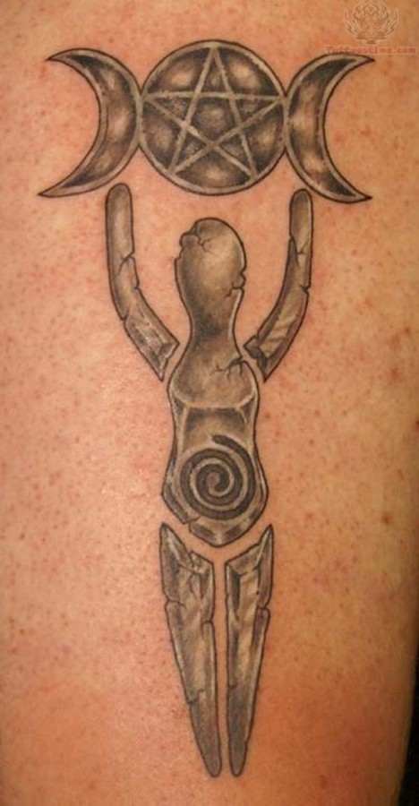pagan tattoo sun and moon symbols