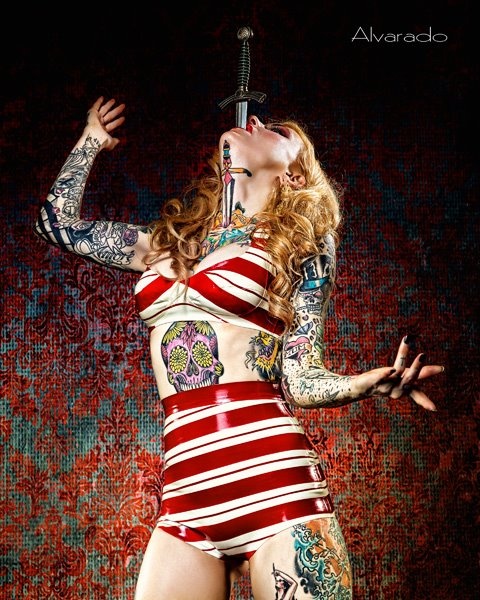 rockabilly tattoo circus artist