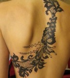 rockabilly tattoo lace tattoo