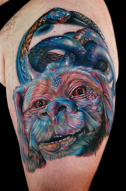 tattoo by Mike DeVries neverending story