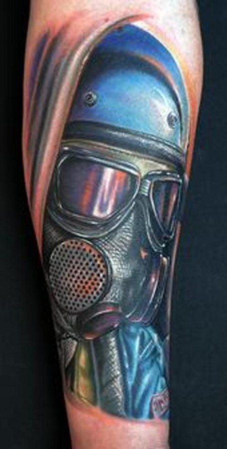 tattoo by Mike DeVries shovelhead
