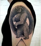 tattoo design for men bear sleeve