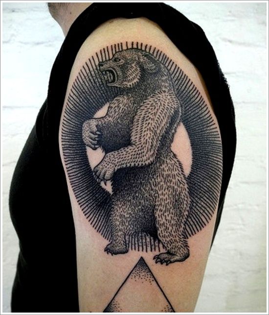 tattoo design for men bear sleeve