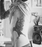 tattoo design for men big black bird