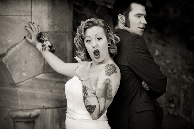 couple tattoo crazy bride