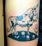 ferdinand the bull tattoo by black and blue