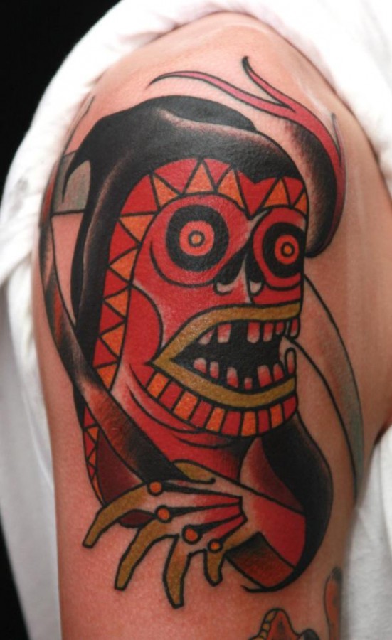 grim reaper tattoo by jimmy duvall
