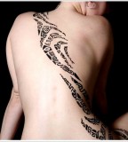 maori back tattoo