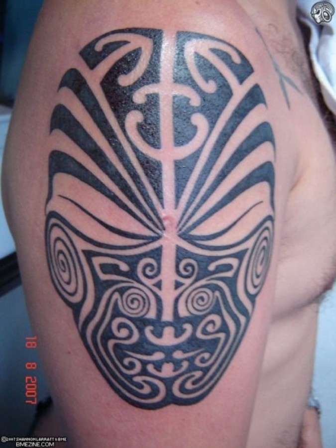 maori tattoo face