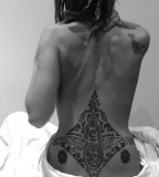 maori tattoo for girl back tattoo