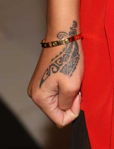 minimalist wrist tattoo
