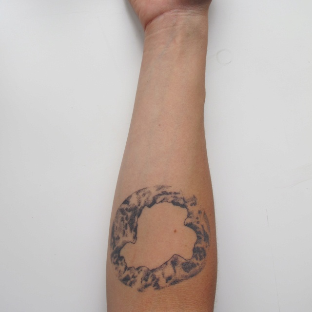 mountain circle tattoo