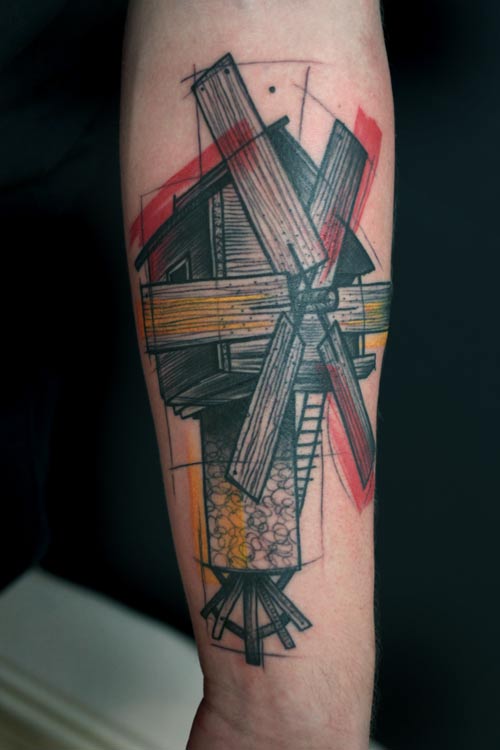 peter aurisch tattoo windmill