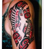 red fish tattoo by idexa stern