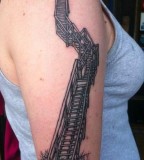stair tattoo by brucius