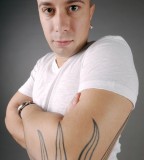sun tattoo design tribal tattoo on elbow