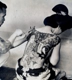 tattoo in process tebori method