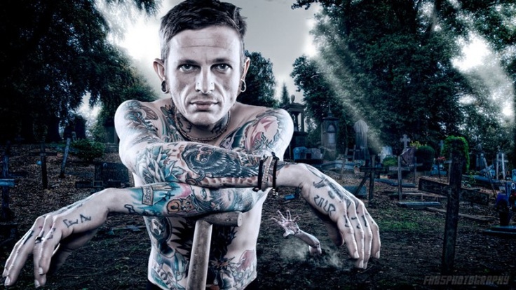 fabrice petre tattoo photography zombie theme