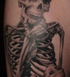flirty skeleton tattoo